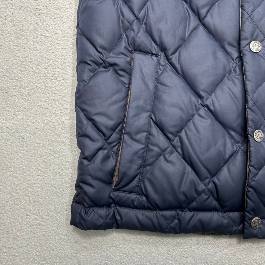 폴프랭크 패딩 조끼 네이비 OS 상품이미지4