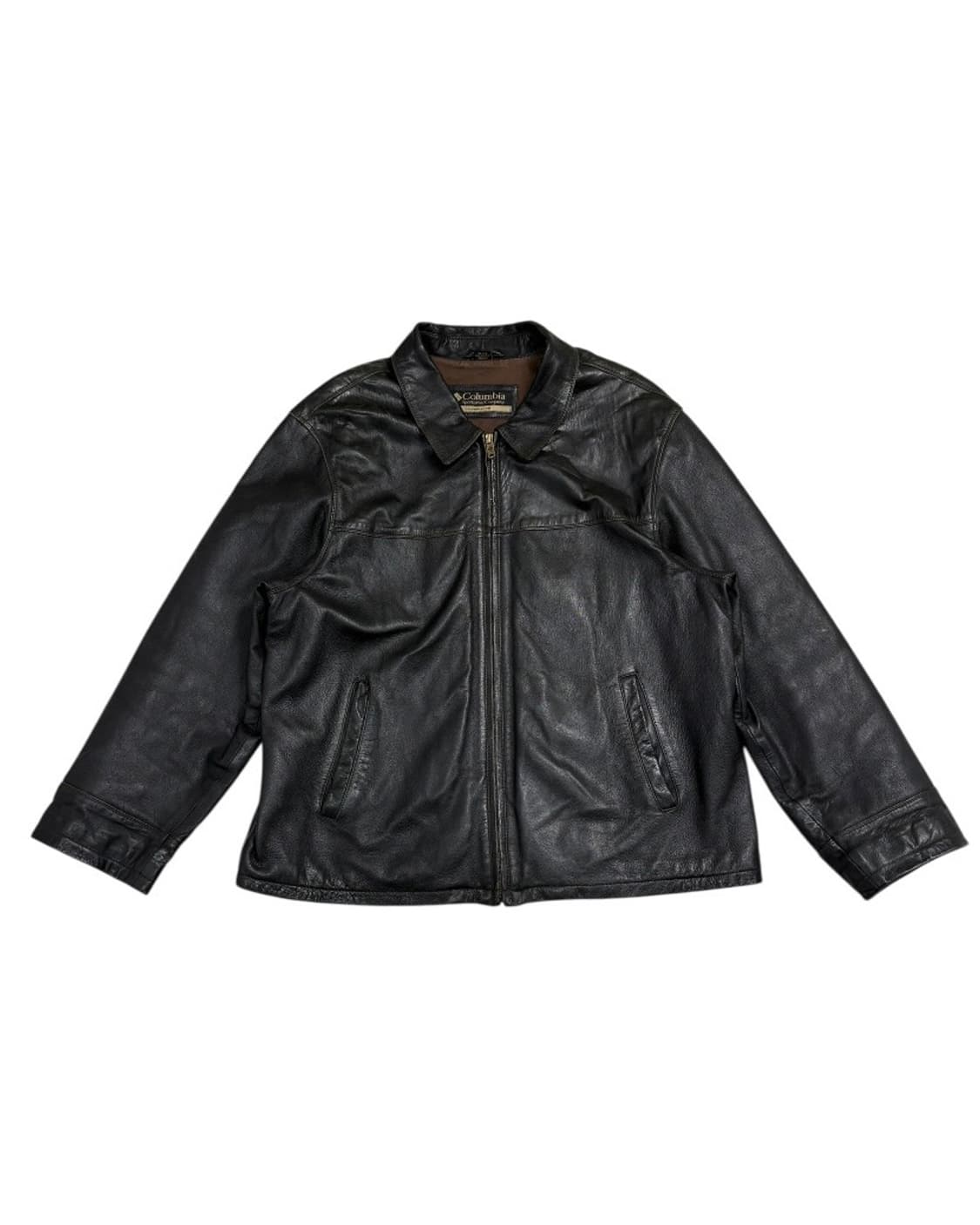 콜롬비아 헤비 레더 바이크 자켓 상품이미지2