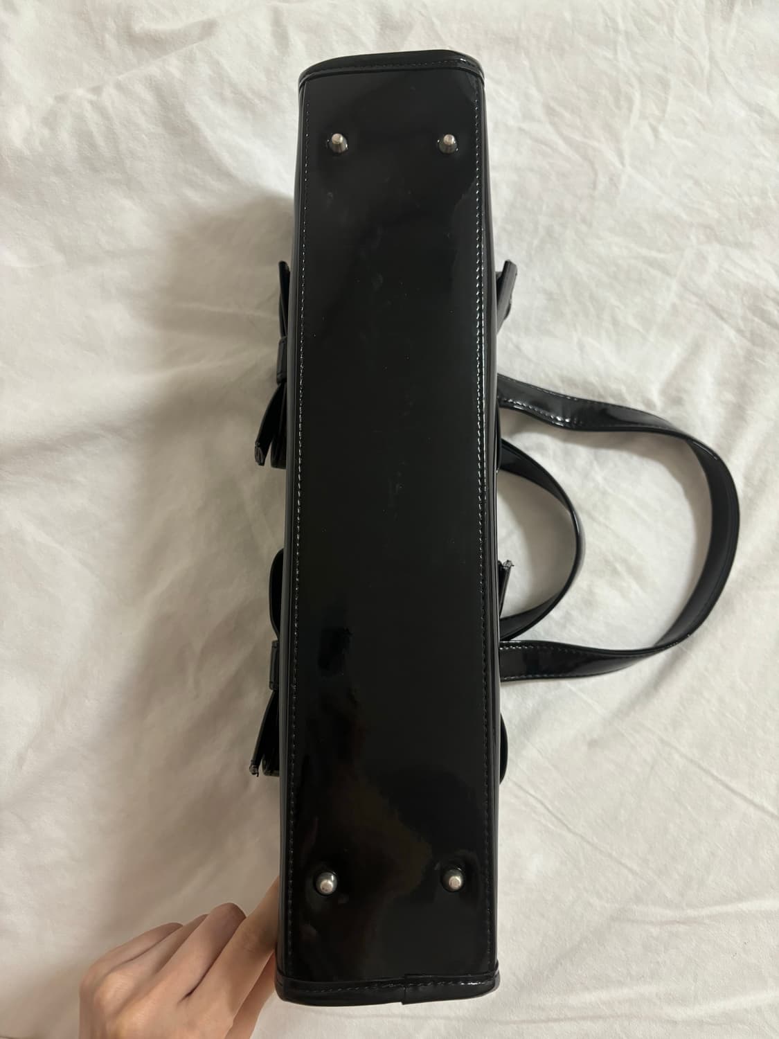 꼼데가르송걸 리본 플루트백 상품이미지2