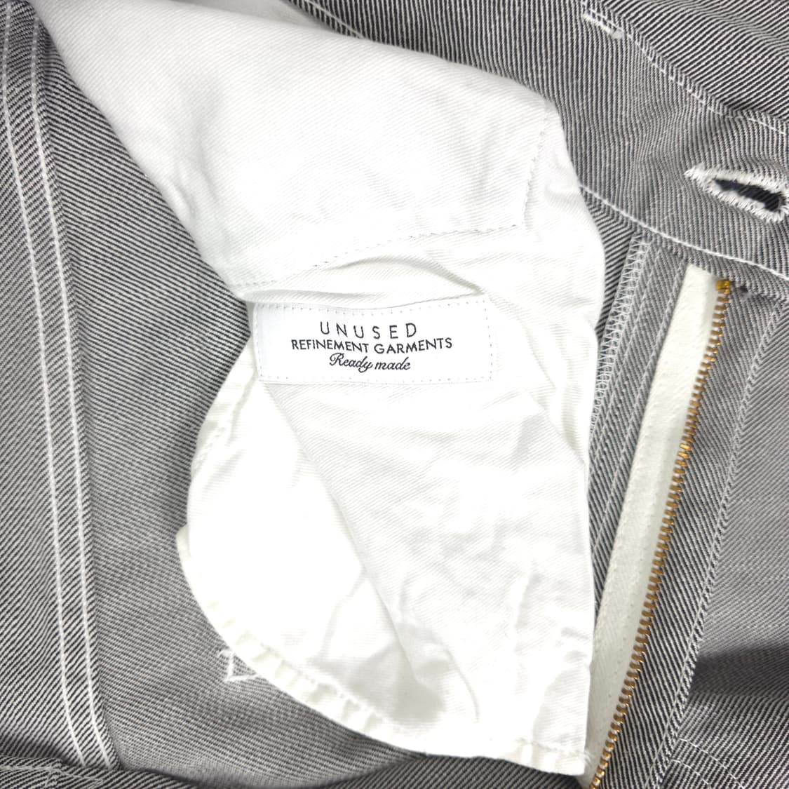 언유즈드 unused 데님 팬츠 그레이 (4[XL~XXL]) 상품이미지4