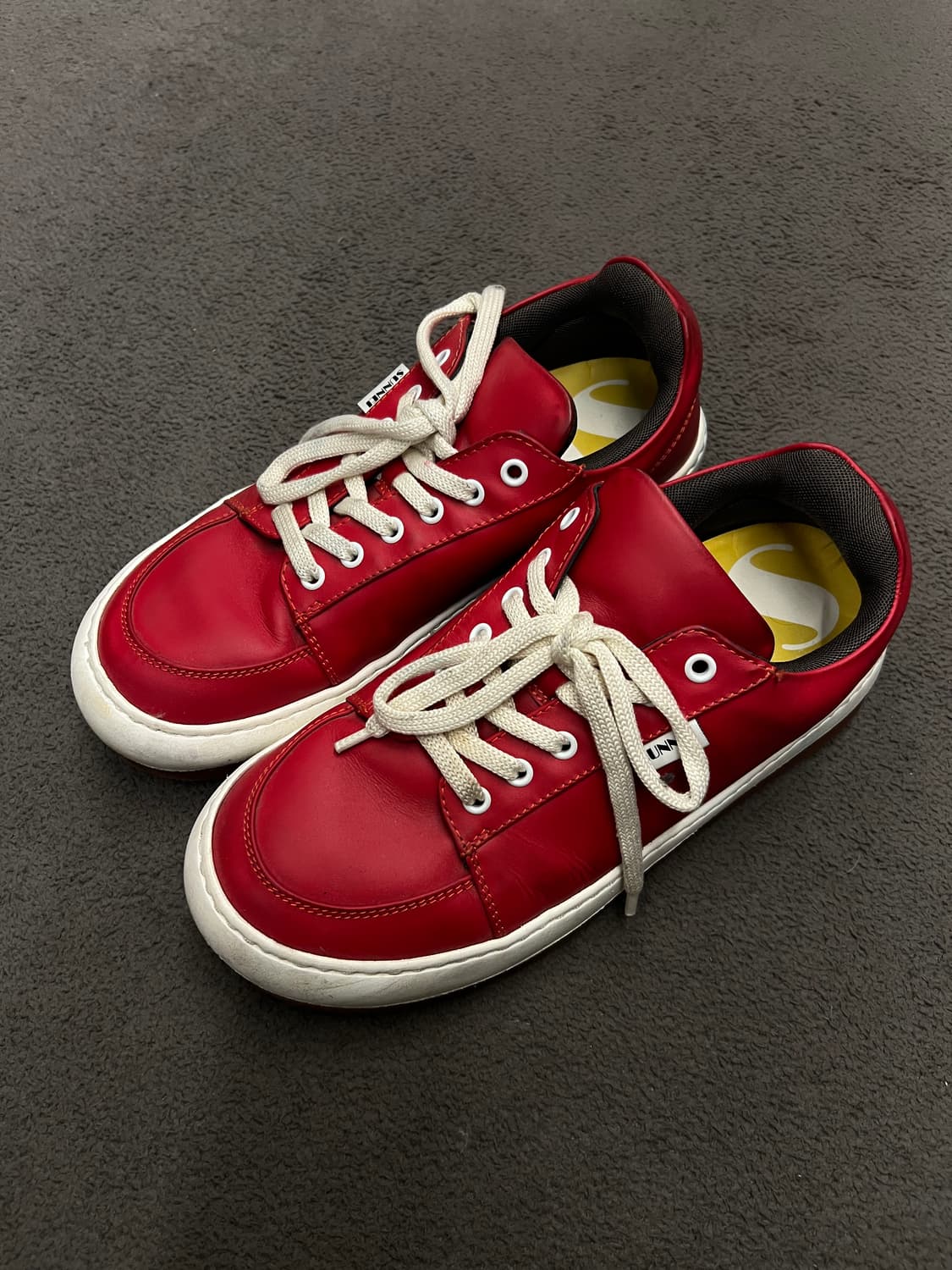 써네이 레더 스니커즈 처분  상품이미지1