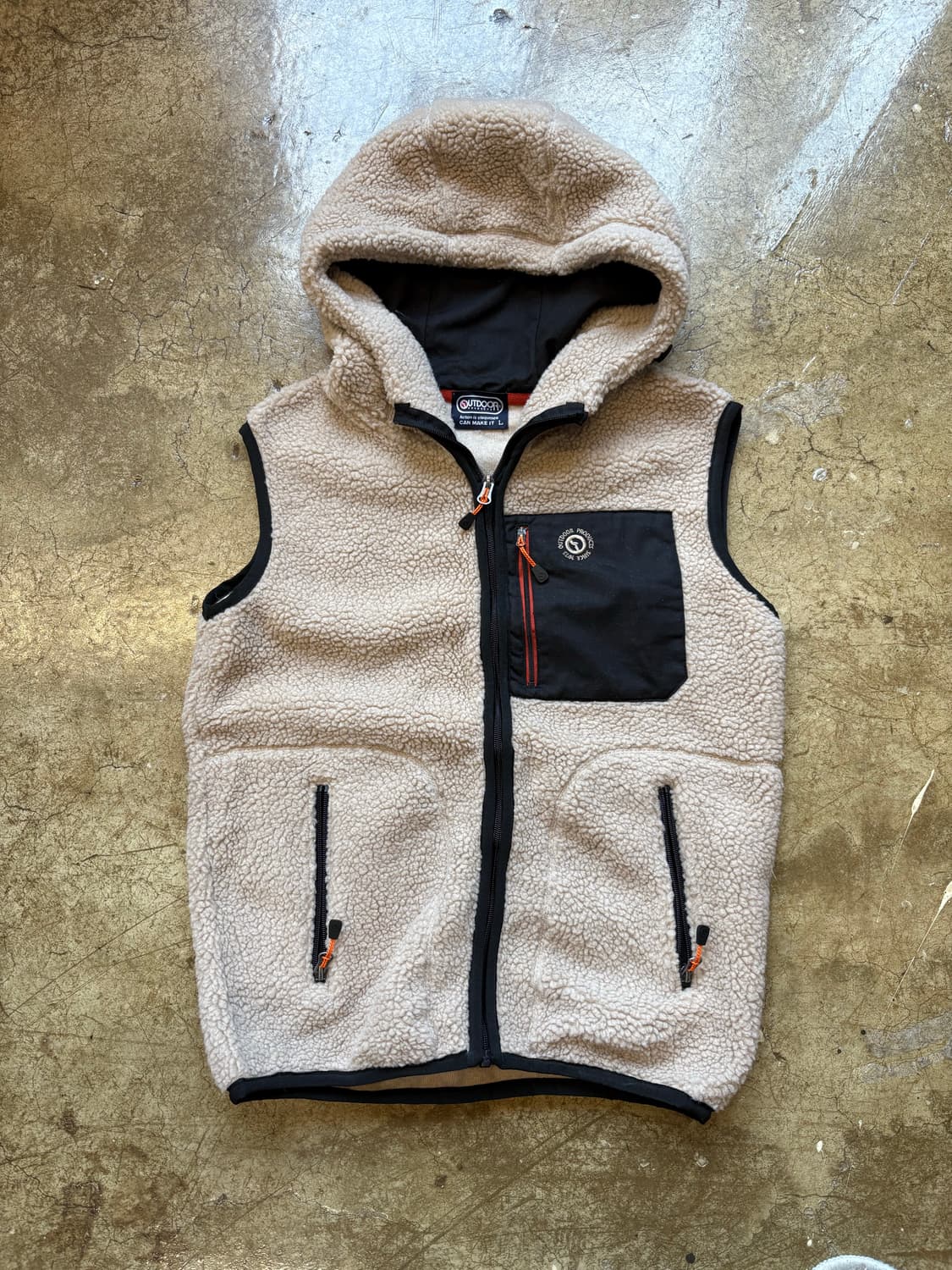 Outdoor Products 양털 후드 플리스 베스트 상품이미지1