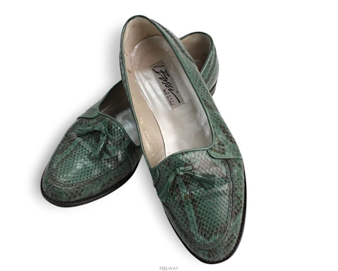 핸드메이드 수공예작품 MADE IN ITALY (정품)리얼 천연 스네이크 상품이미지1