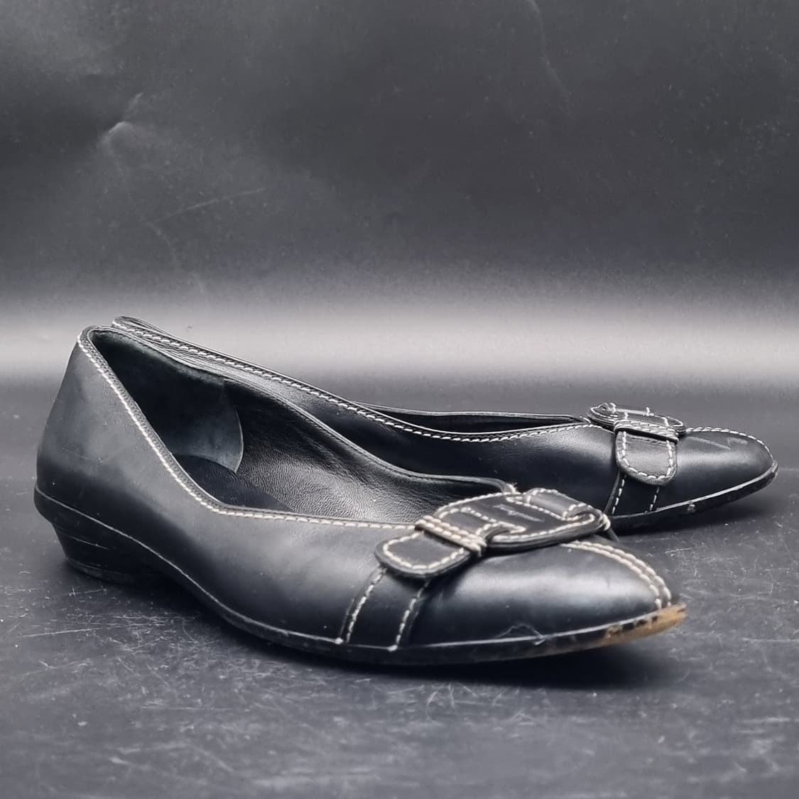 페라가모 바라 여성 플랫슈즈4.5 225 상품이미지1