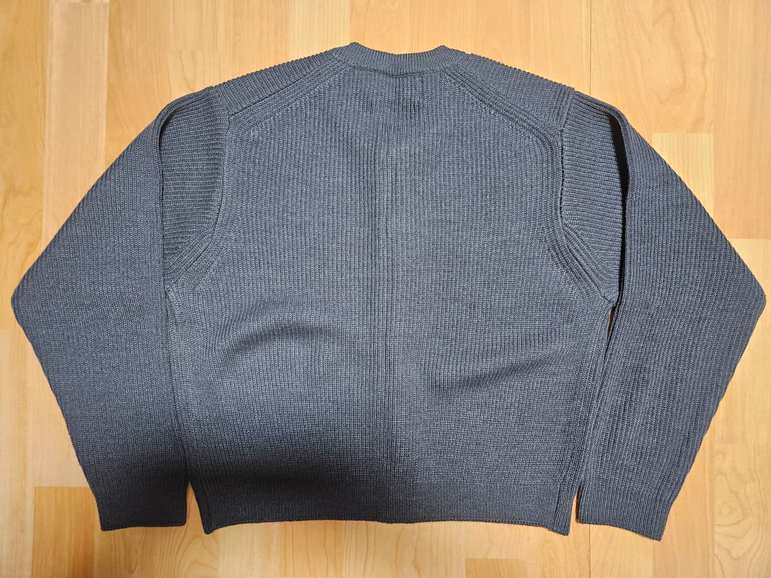 비슬로우×데릭 크루넥 숏가디건 차콜 상품이미지3