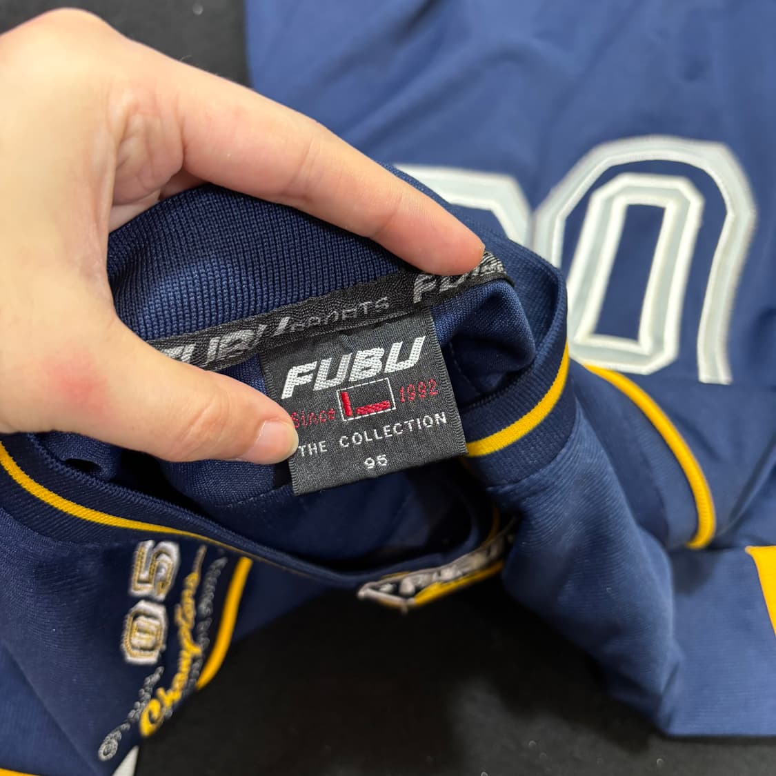 95 FUBU 푸부 반팔 럭비져지 상품이미지4