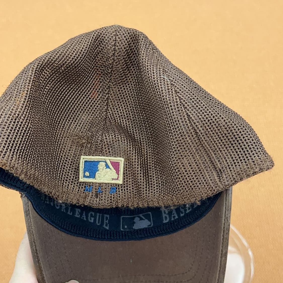 MLB 브루클린 빈티지 체크 가죽 야구모자 볼캡 C04849  상품이미지5