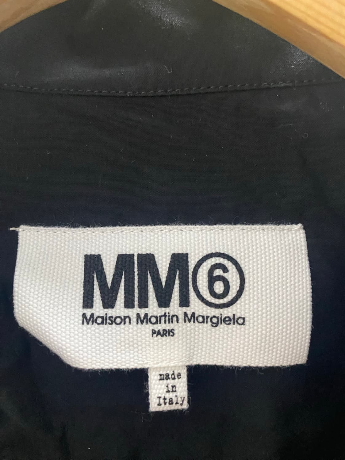 메종마르지엘라 MM6 셔츠 원피스 블랙 36 상품이미지6