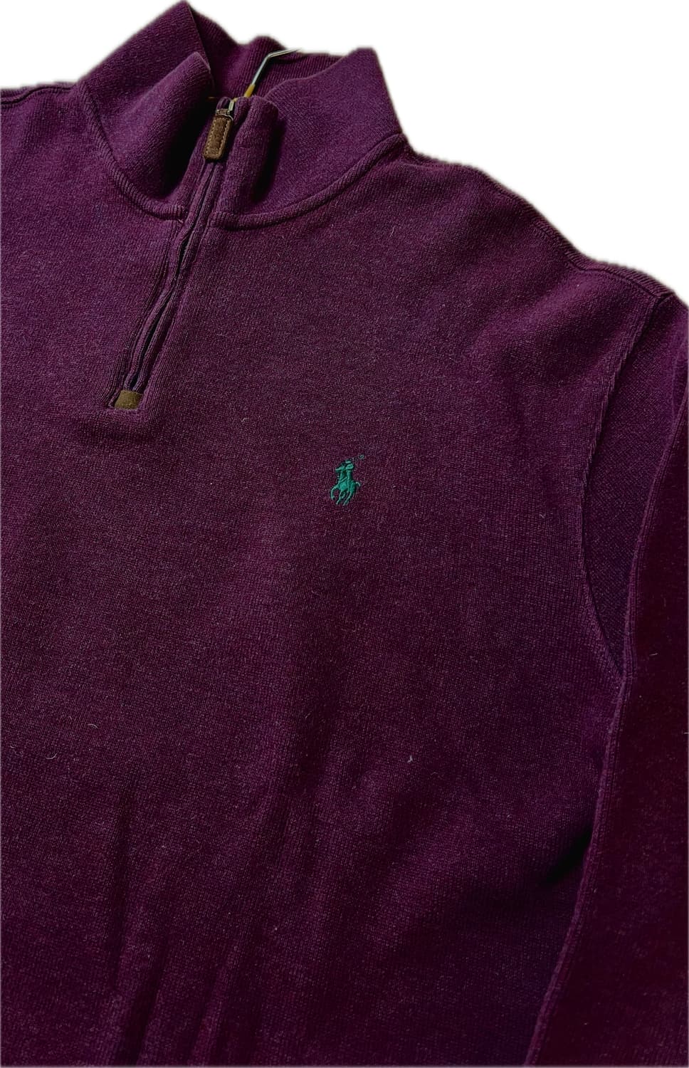 폴로 랄프로렌 하프집업 XL 버건디 색상 상품이미지2