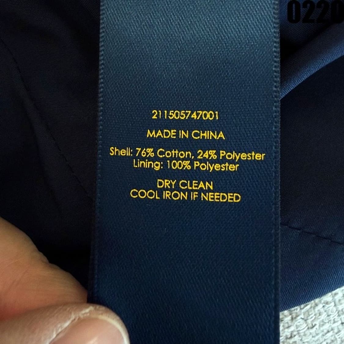 폴로 랄프로렌 여성용 크레스트 블레이저 자켓 155/84A 0220 상품이미지8