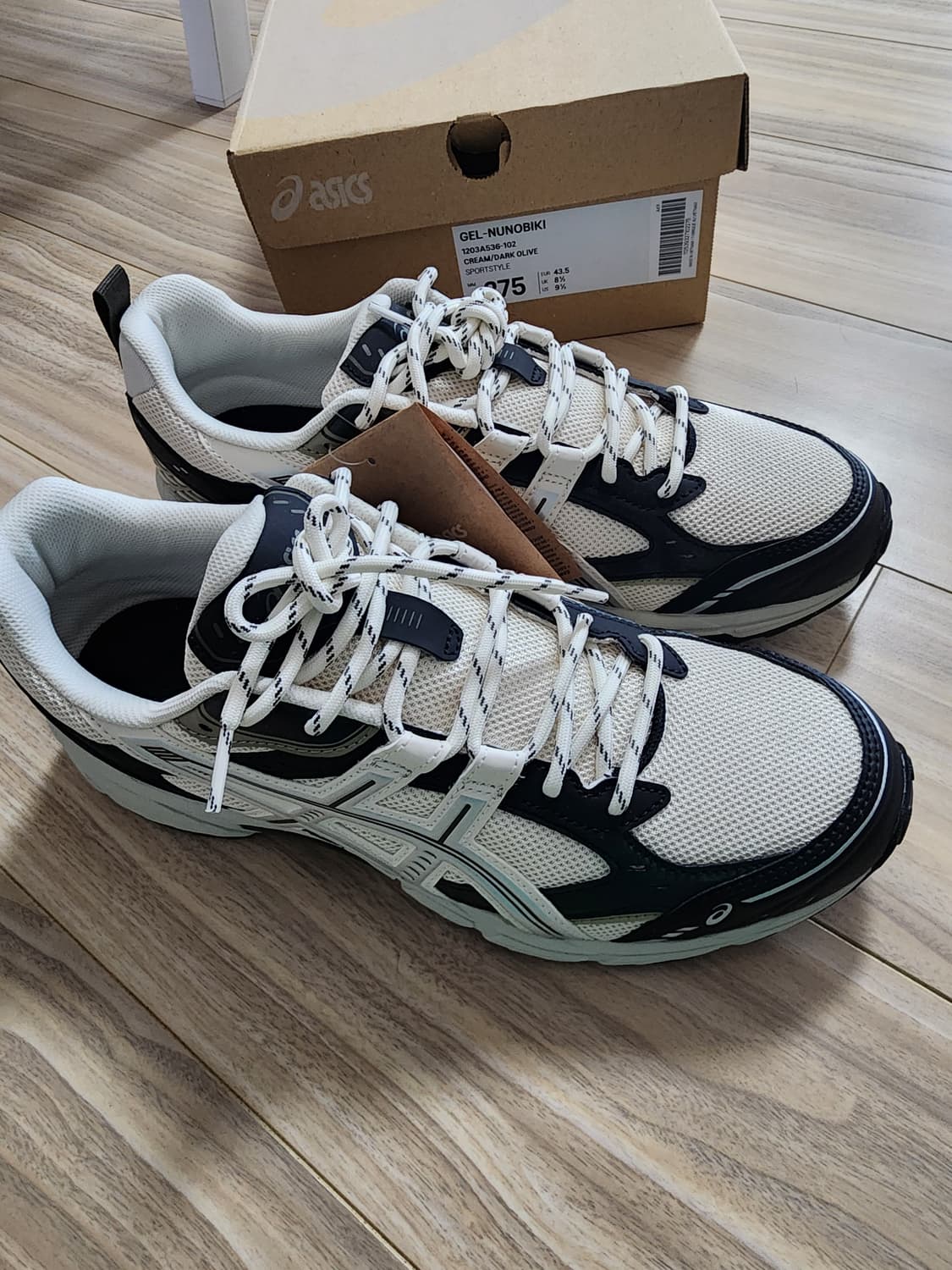 아식스젤누노비키크림운동화스니커즈275 상품이미지4