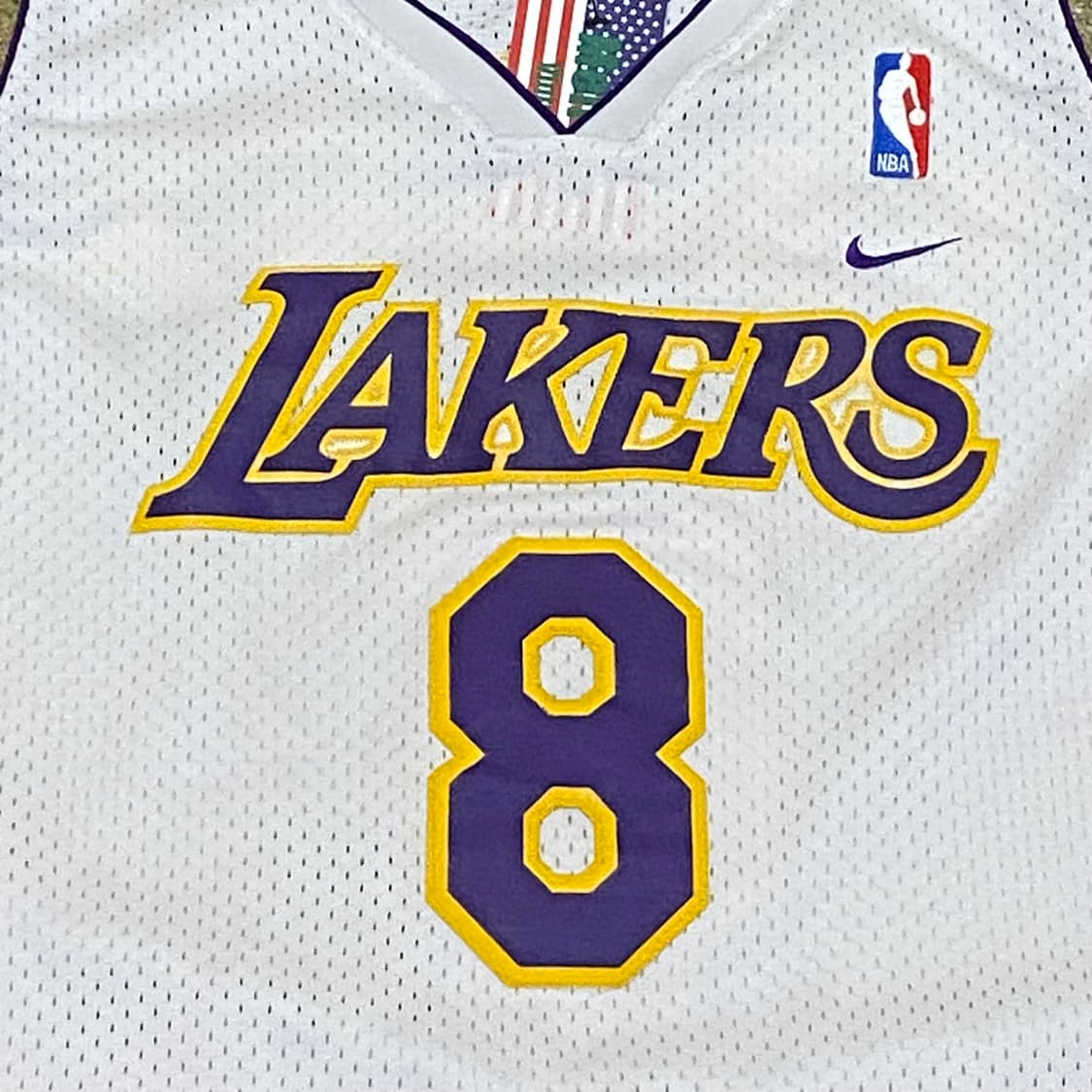 90s 미국 빈티지 나이키 NBA LA레이커스 코비브라이언트 농구유니폼 상품이미지5
