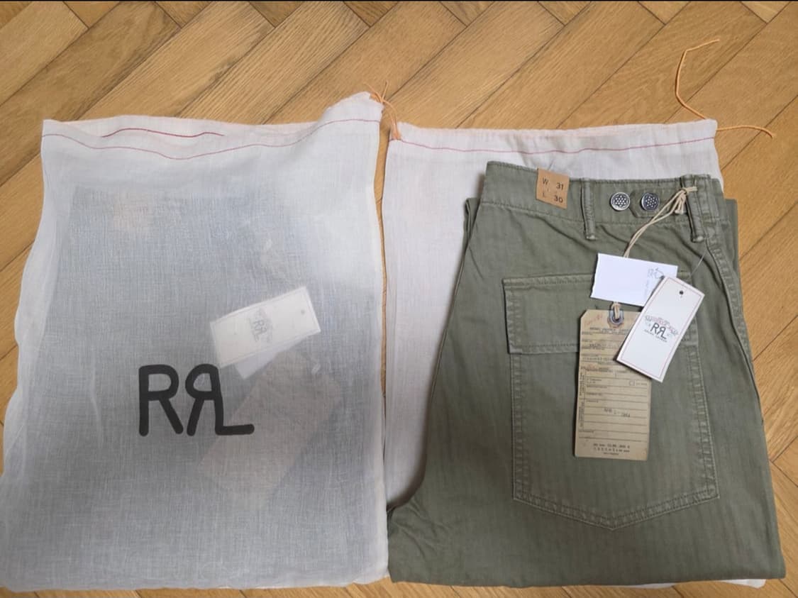RRL 더블알엘 헤링본 퍼티그 팬츠 판매합니다 상품이미지1