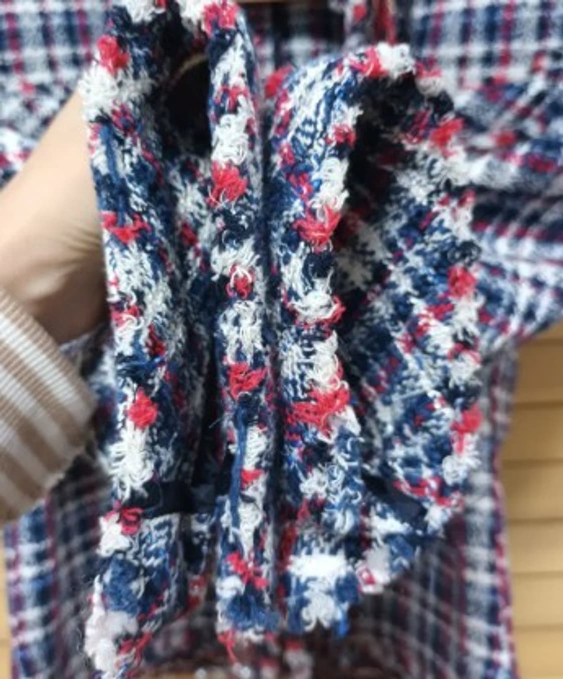 나이스클랍 체크트위드 55사이즈 상품이미지4