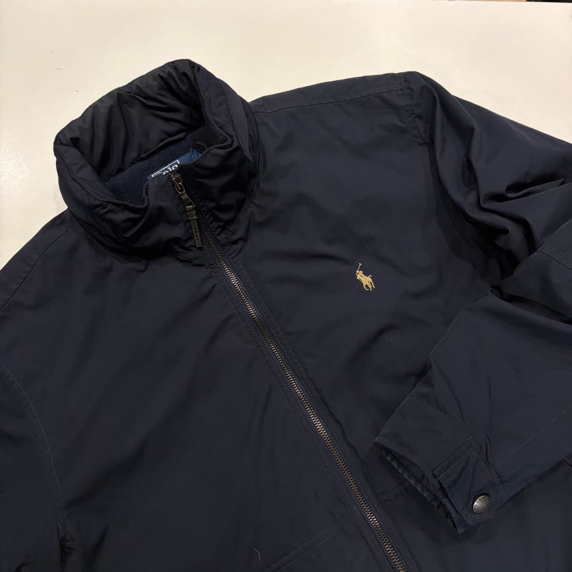 [XL] 폴로 랄프로렌 폴리쉘 기모안감 네이비 블루종 자켓 B638 상품이미지3