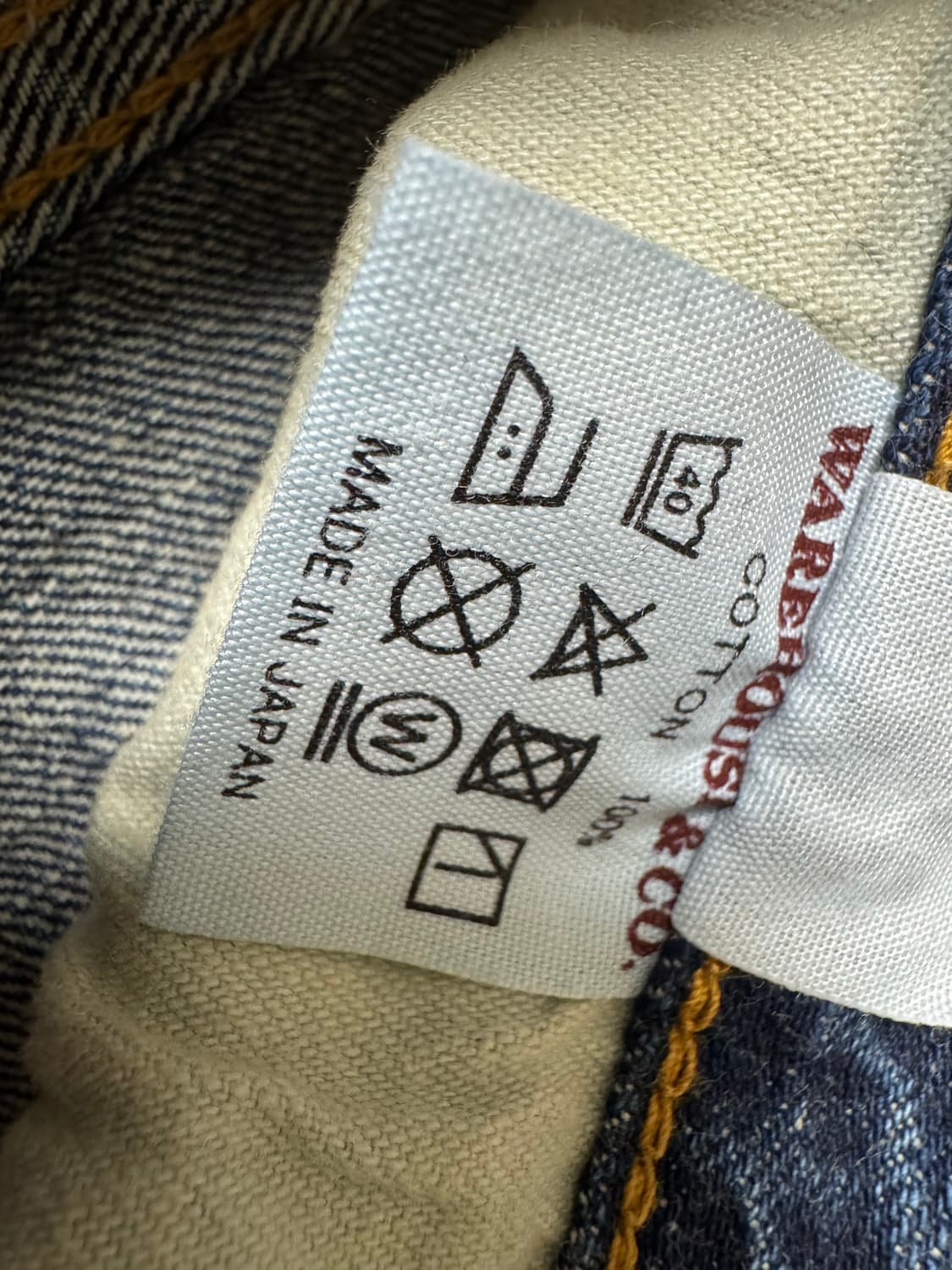 웨어하우스 1101 다크인디고 32사이즈 상품이미지6