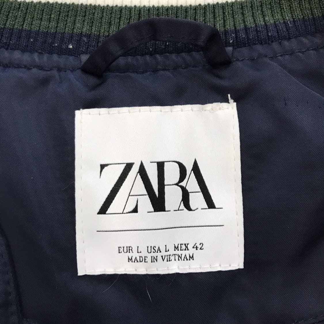 자라 바시티 블루종자켓 [L사이즈] 상품이미지5