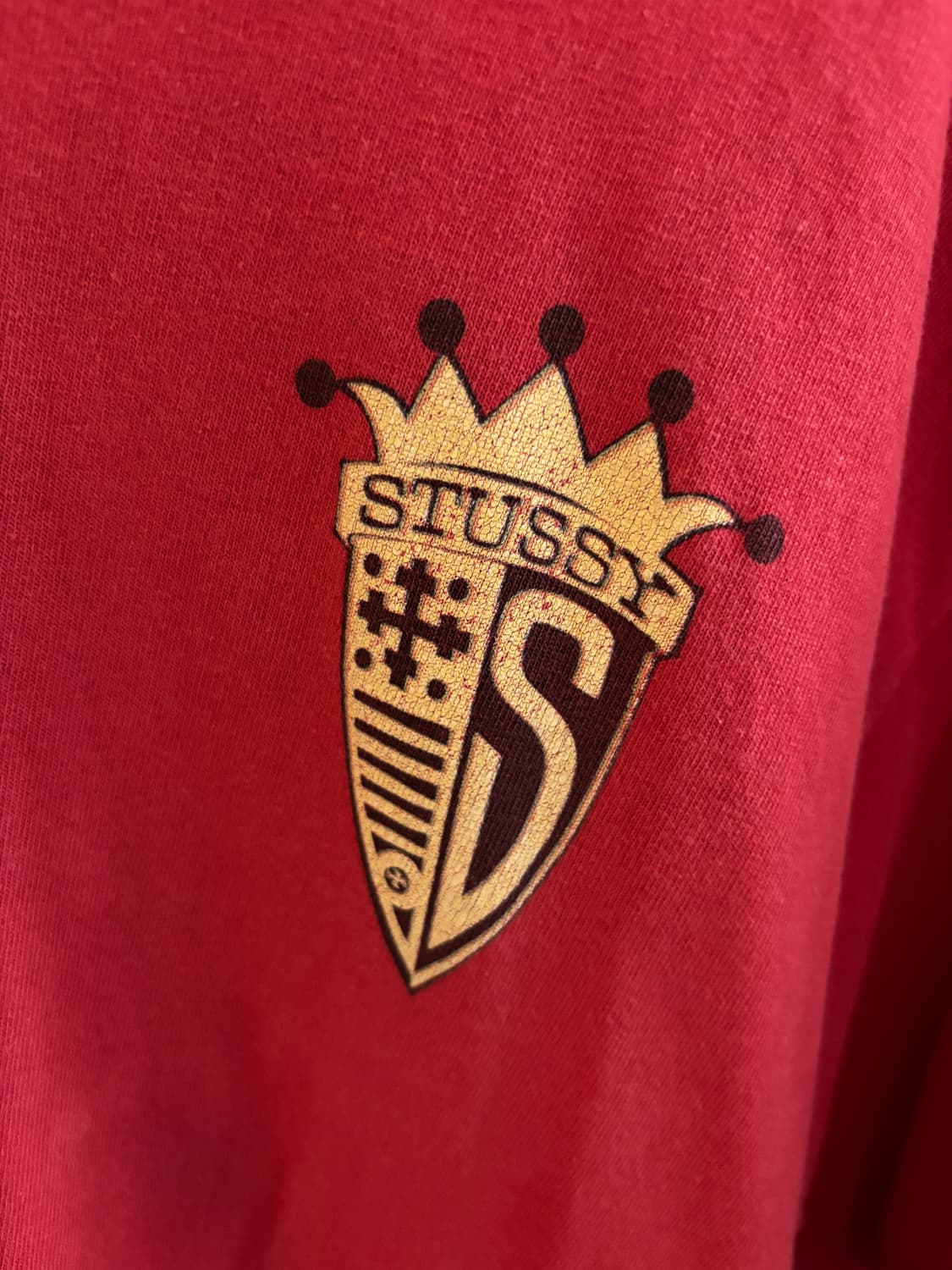 80s stussy crown shirt 상품이미지3