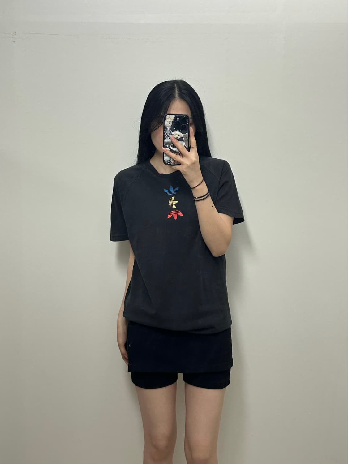아디다스 블랙 반팔 티셔츠 상품이미지1
