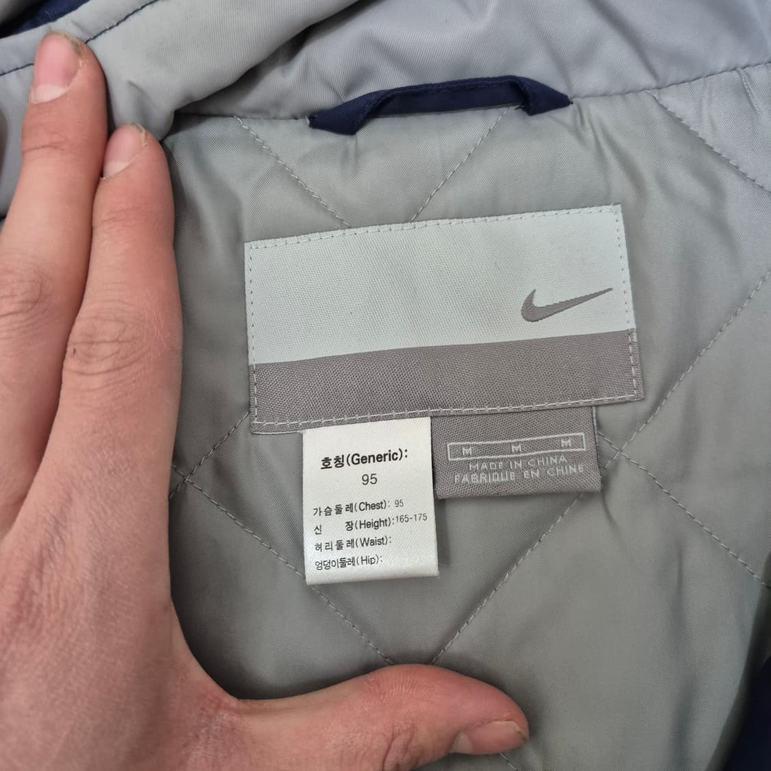 나이키 빅스우시 배색 후드 돕바 롱패딩 점퍼 M(95) 상품이미지8