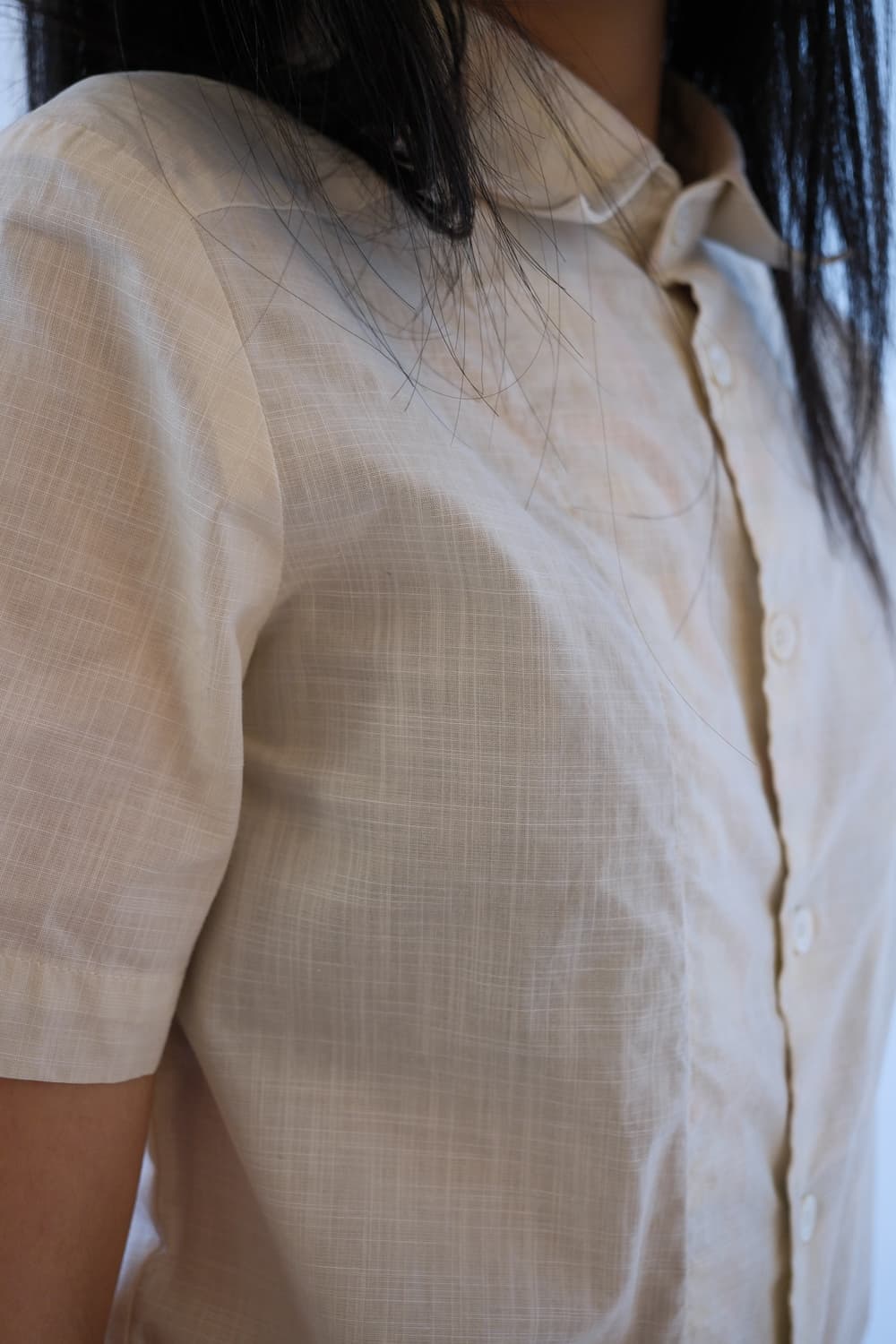 Hidden check linen shirt 상품이미지8