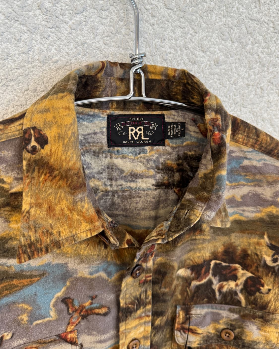 RRL 매트록 헌팅 패턴 워크 셔츠 상품이미지4