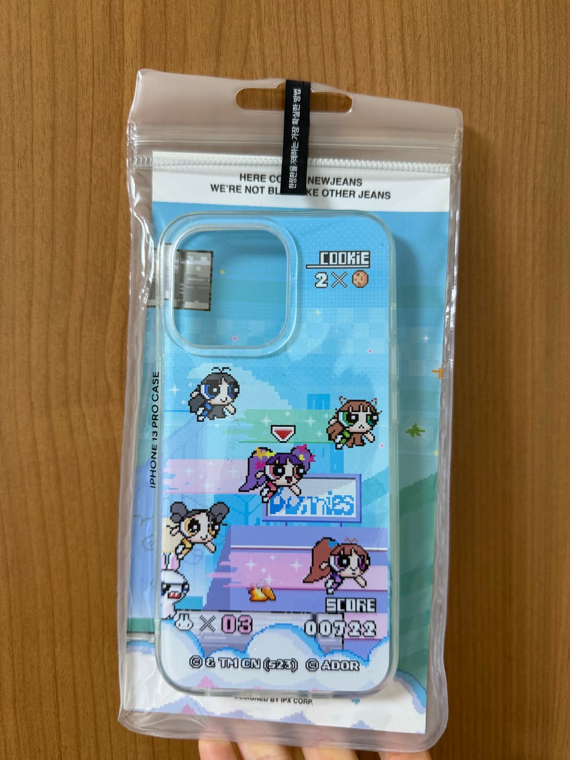 뉴진스X파워퍼프걸 아이폰 폰케이스 13 프로 (새상품) 상품이미지1