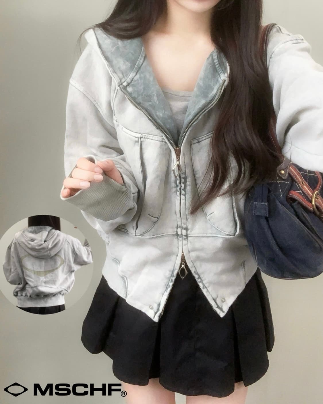 미스치프 후드집업 상품이미지1