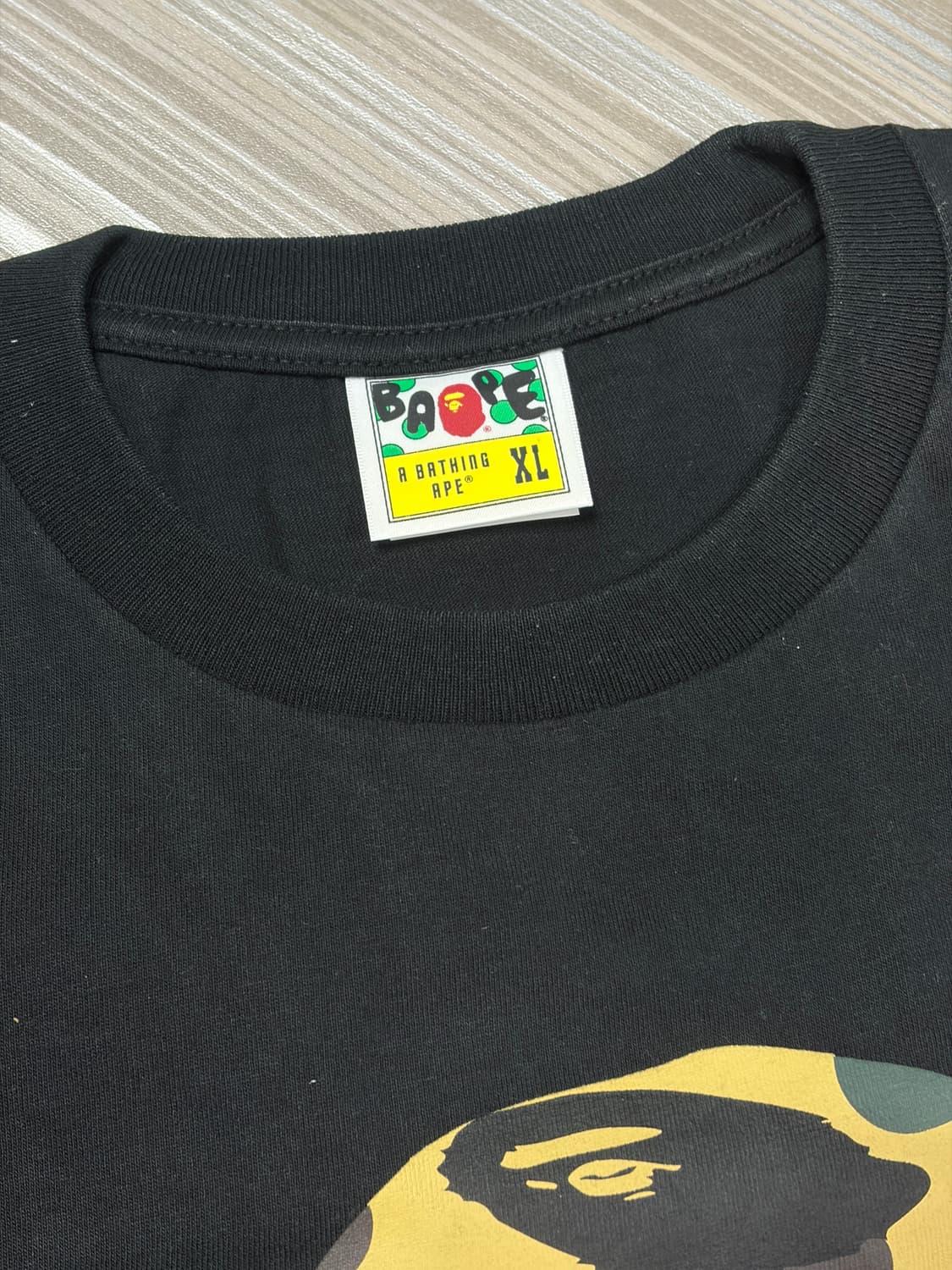 베이프 카모 반팔 티셔츠 XL 상품이미지2