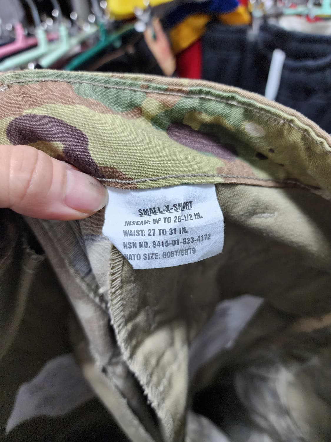 미군 밀리터리 ocp 멀티캠 카고 바지 상품이미지5