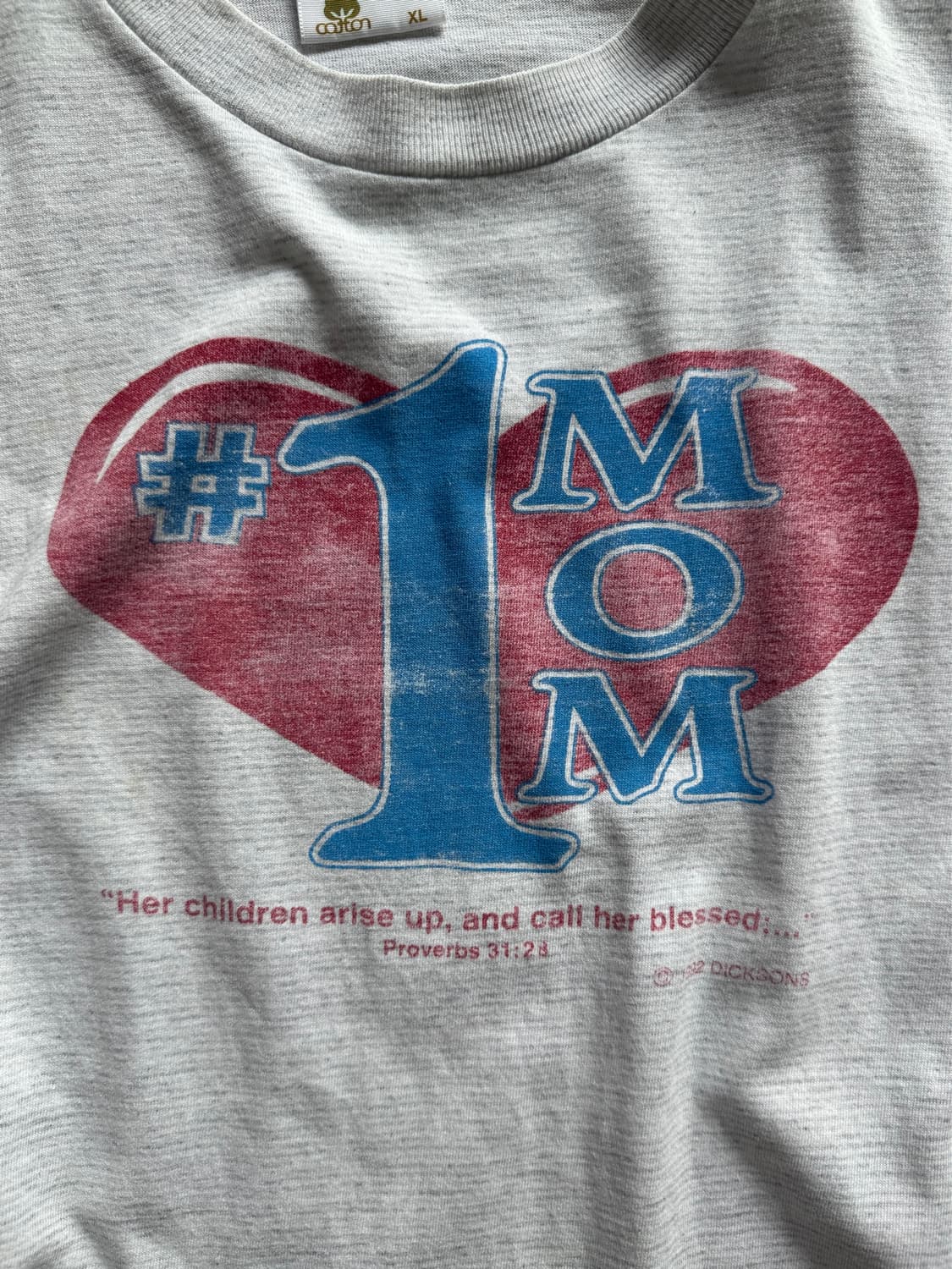 “#1 MOM” 빈티지 티셔츠 상품이미지2