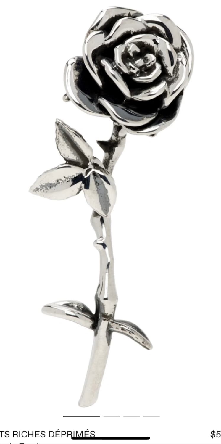 앙팡리쉬데프리메 로즈 이어링 새상품 상품이미지1