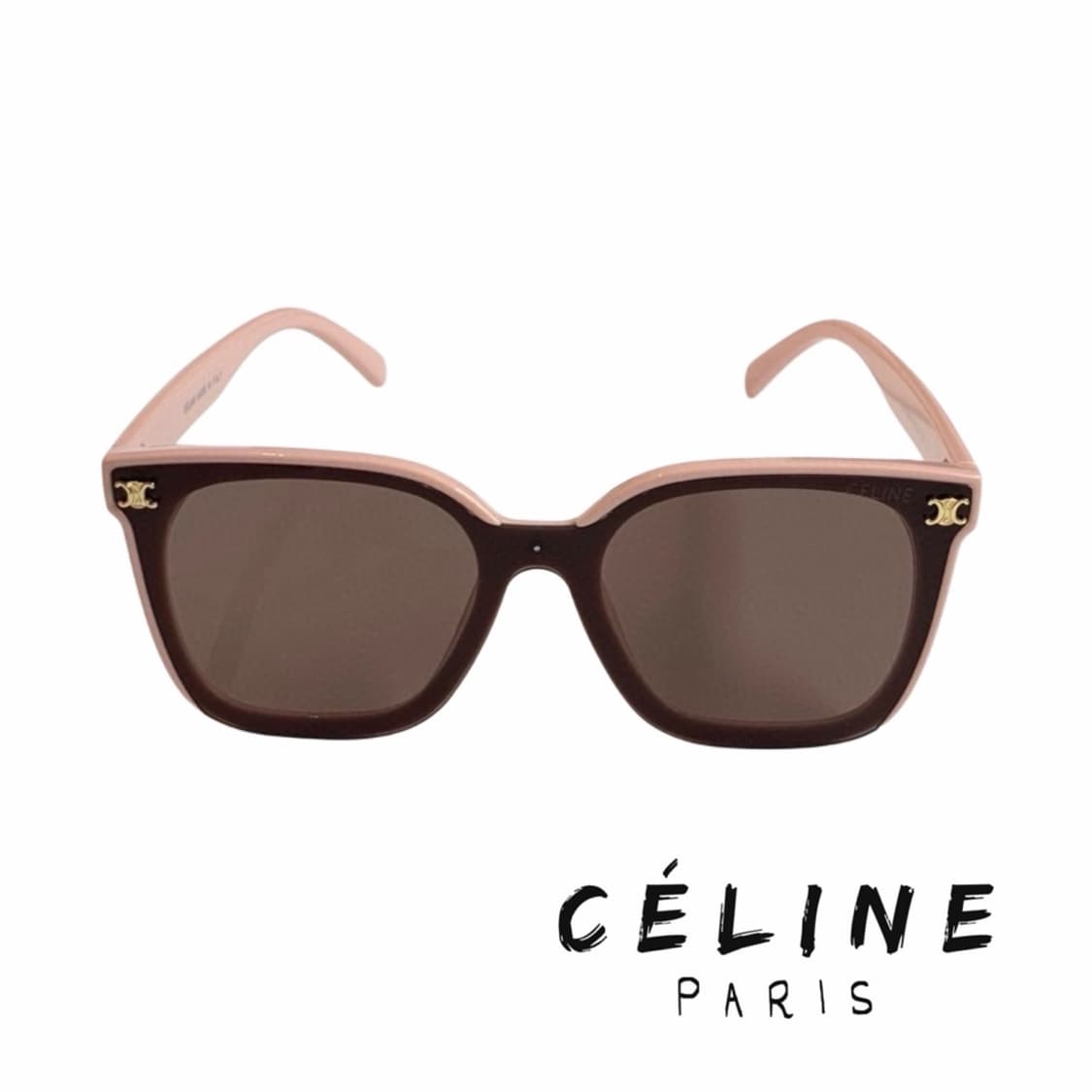 셀린느 트리옹페 이니셜 선글라스 브라운 (남여공용) 상품이미지7