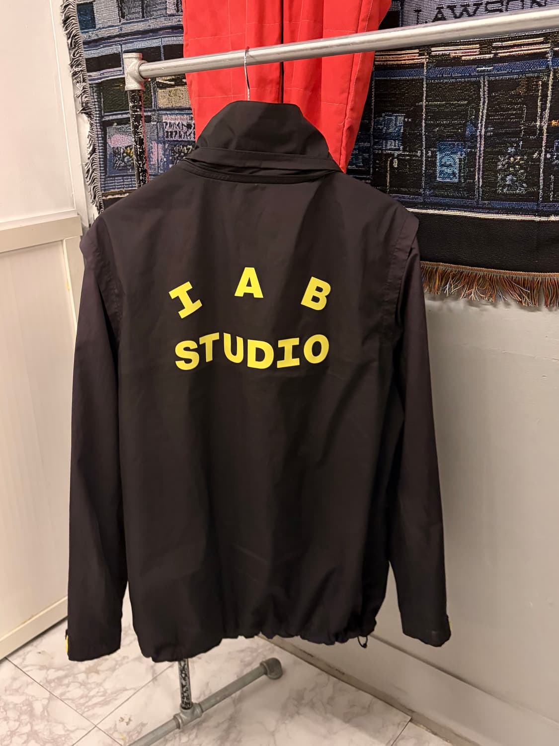 (정품/XL)아이앱스튜디오x아식스 바람막이 a1 상품이미지3