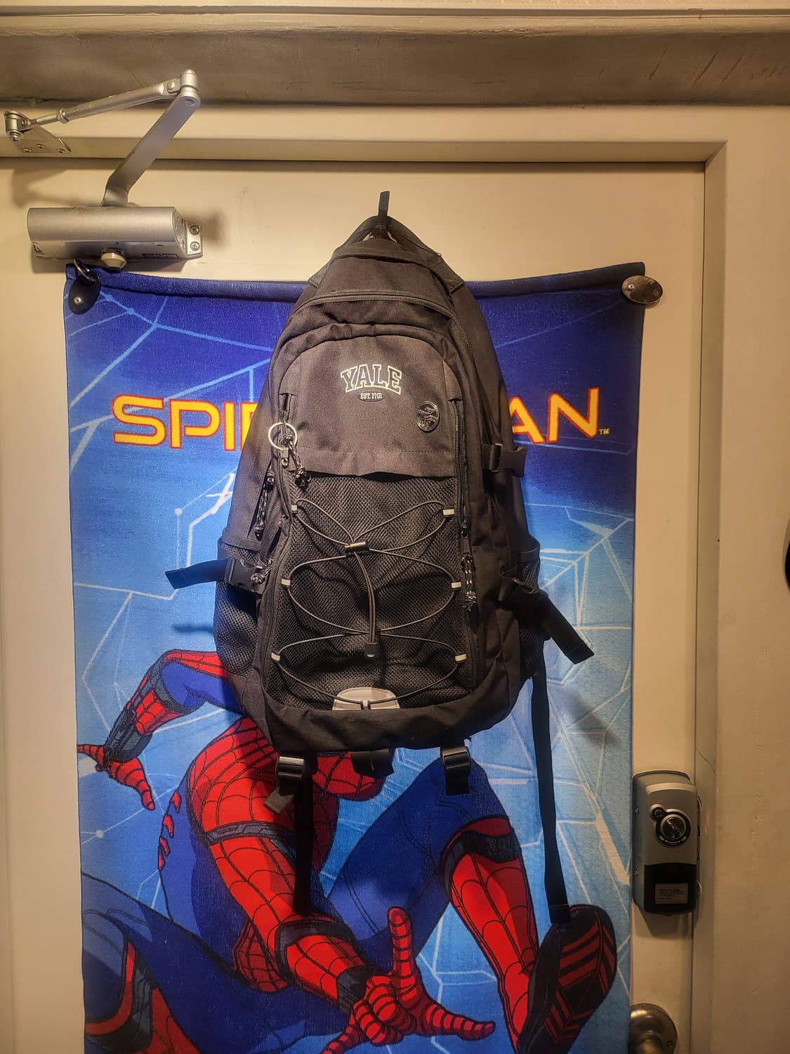 예일 YALE 블랙 백팩큰사이즈 상품이미지1