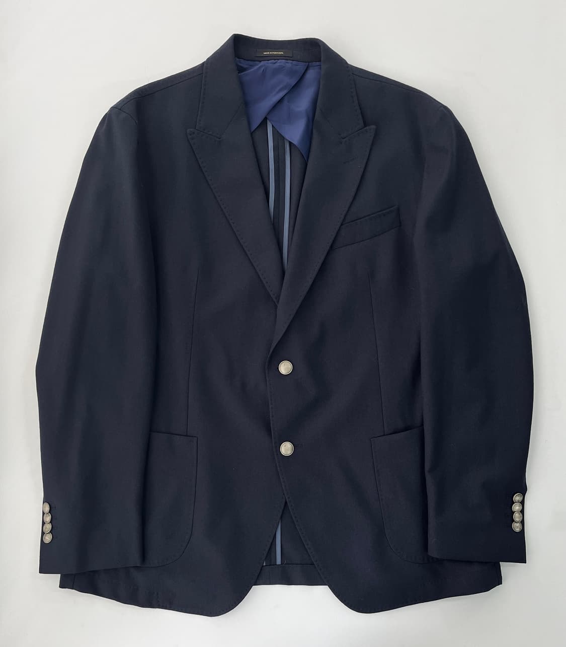 마시모두띠 피크드 라펠 은장 블레이져 자켓 상품이미지1