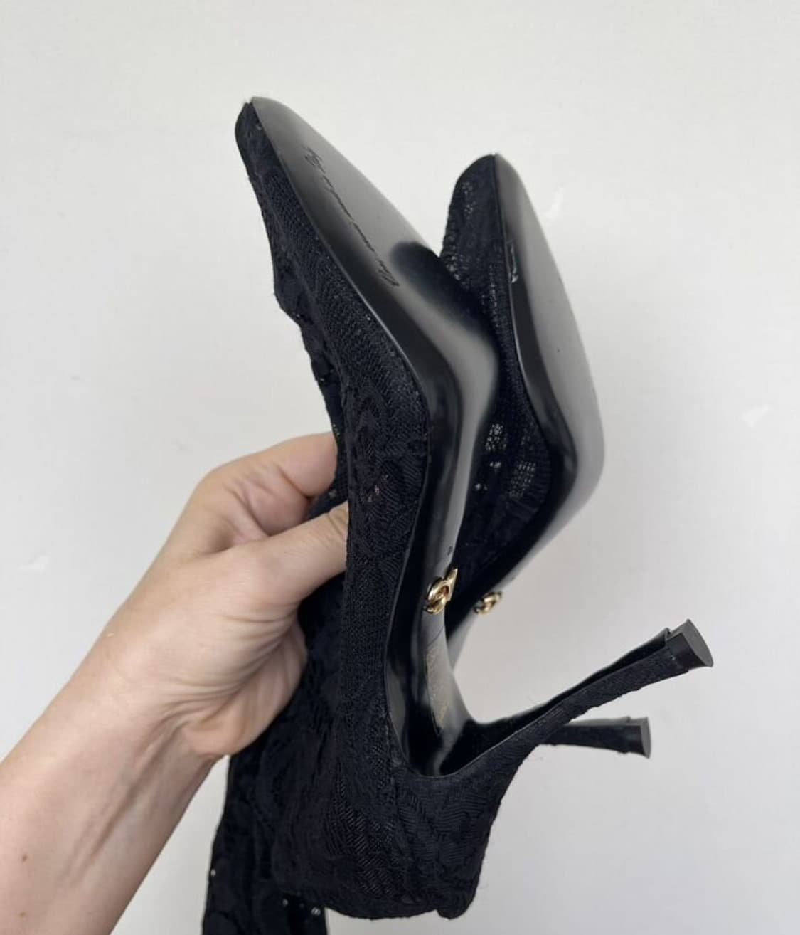 돌체앤가바나 레이스 싸이하이 부츠(38 사이즈)해외발송 상품이미지8