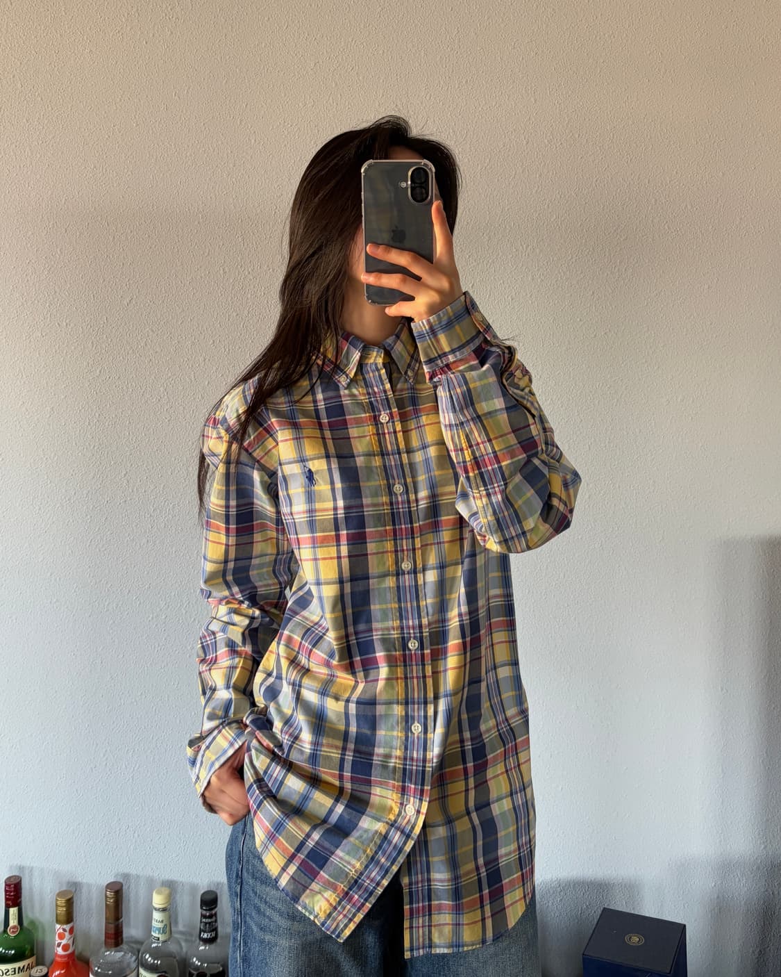 [S]폴로 랄프포렌 커스텀핏 플레이드 체크 셔츠 상품이미지1