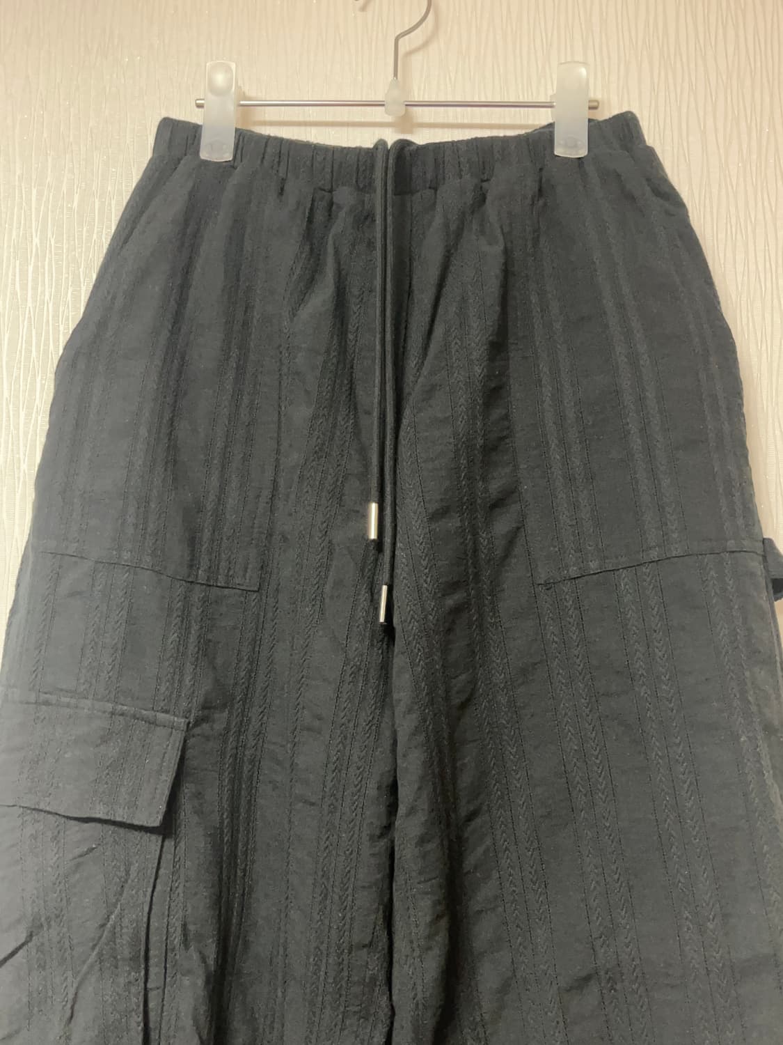 THREE TO EIGHTY 카고바지 블랙 free 상품이미지2