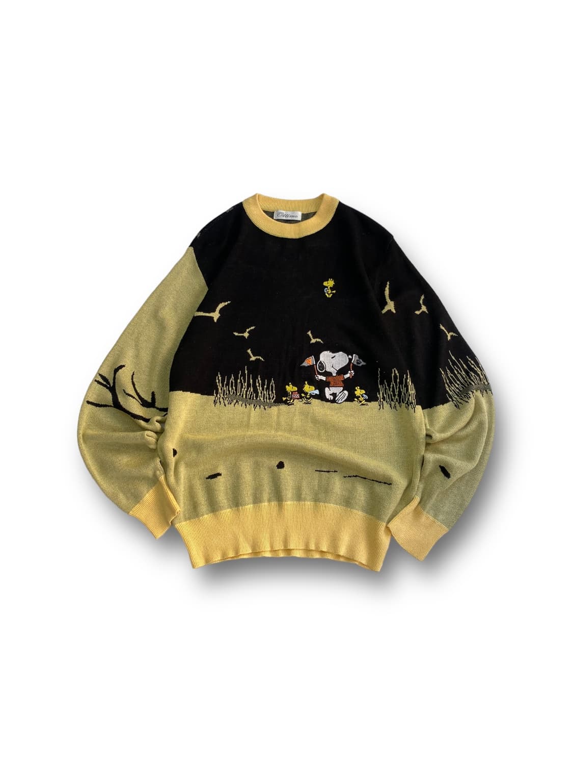 [L] 90s Jpn Vintage 스누피 자수 니트 상품이미지1