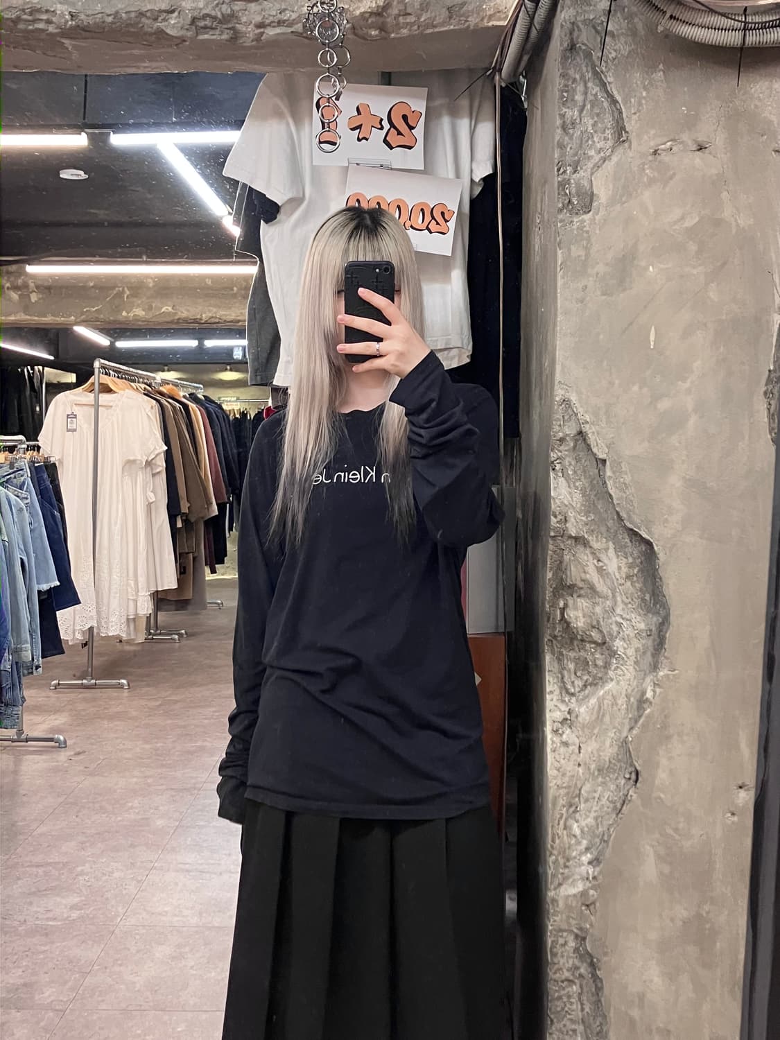 캘빈클라인 진스 롱슬리브 블랙 L #csz3876  상품이미지2