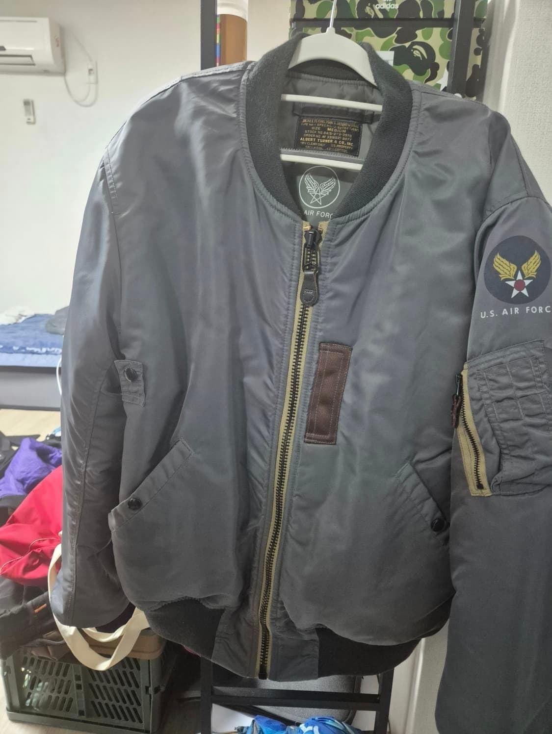 토이즈 맥코이 MA-1 알버트 터너 MIL-J-8279a 상품이미지1