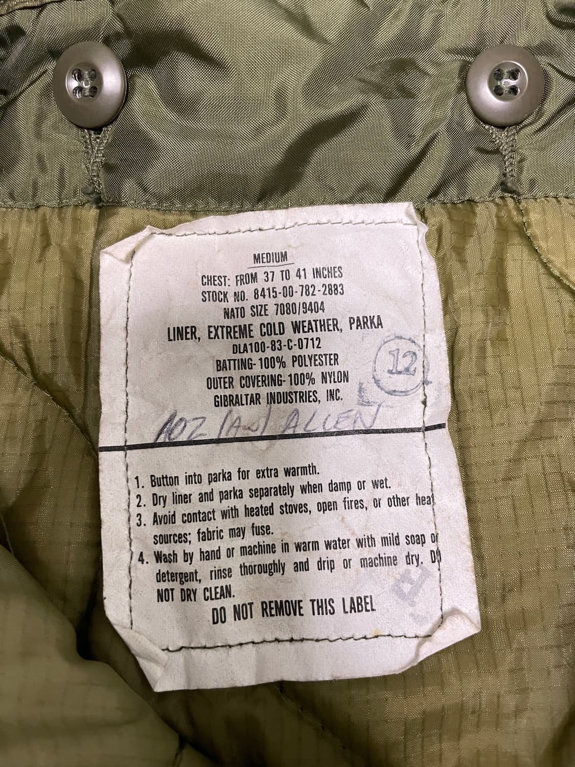 m65 피쉬테일 og 개파카 미디움 세트 상품이미지5