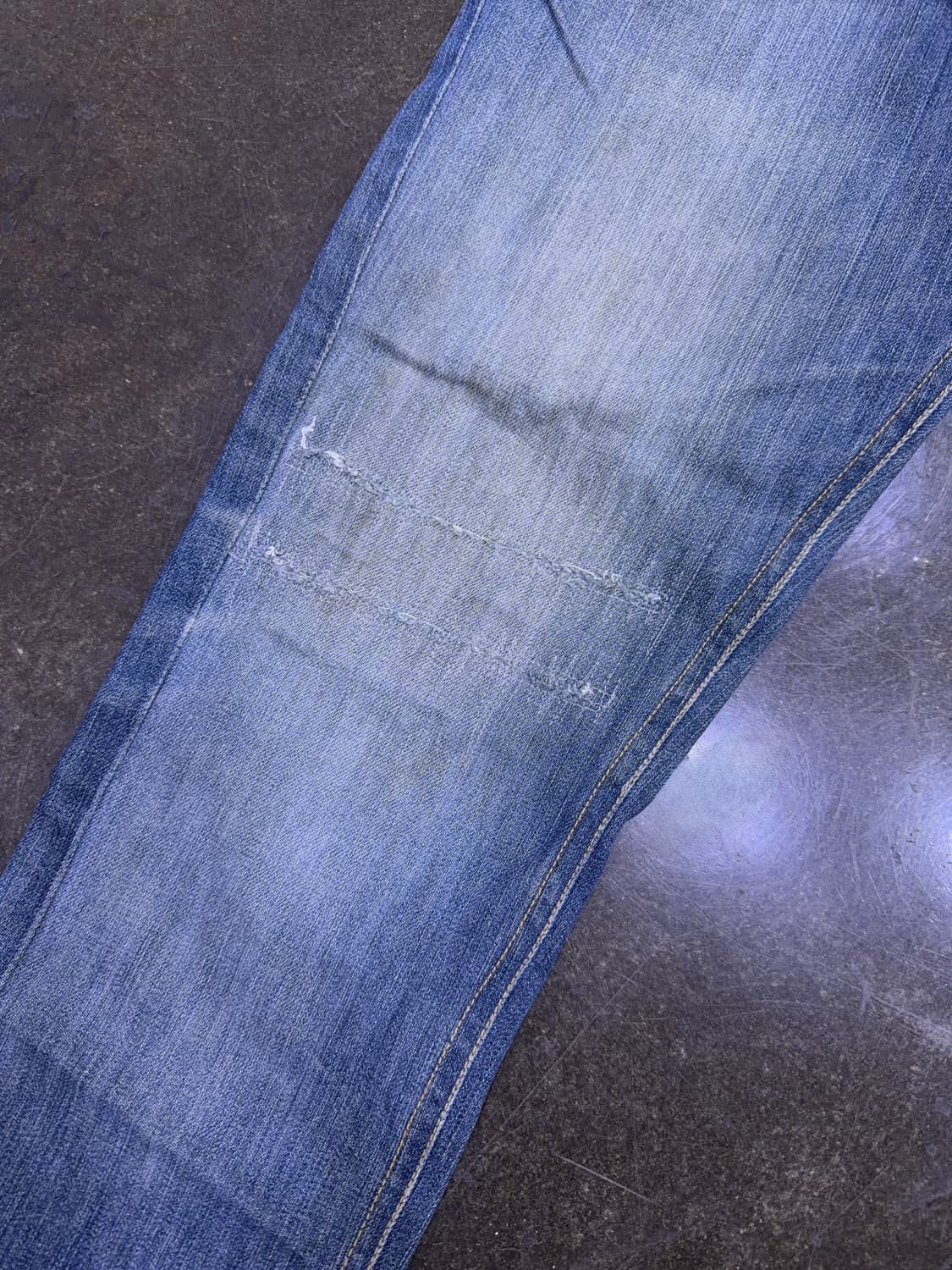 리바이스 00's 569 루즈 스트레이트핏 빈티지 데미지 데님팬츠 29 상품이미지6