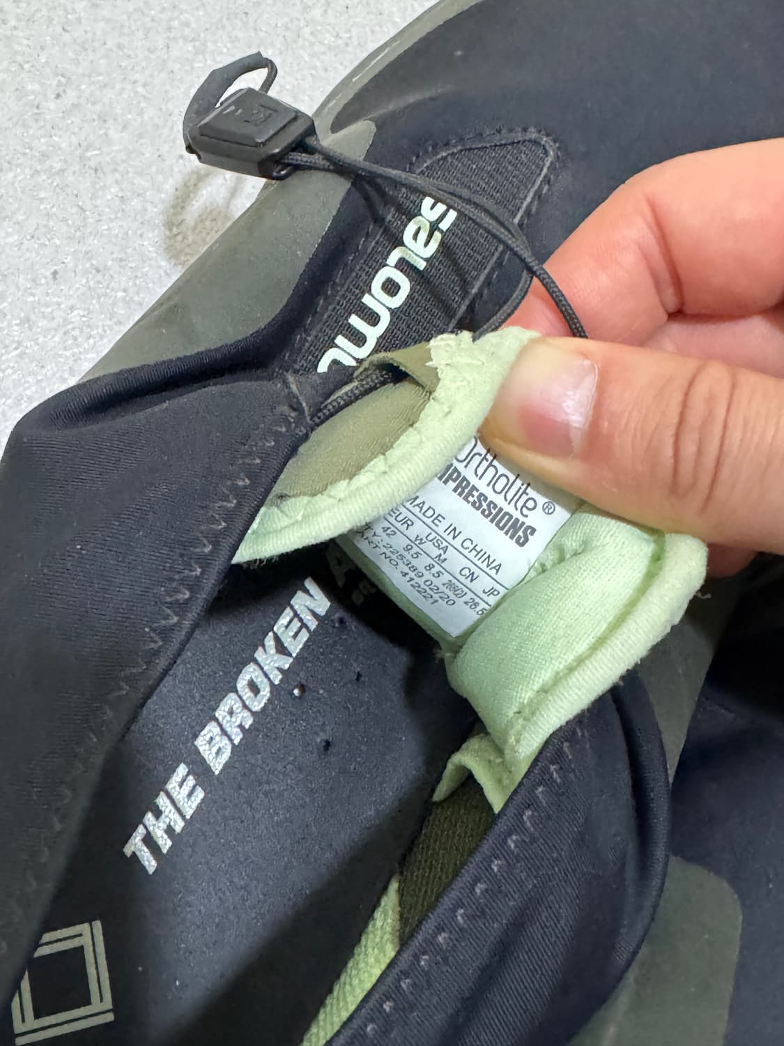 살로몬 X 더 브로큰암 한정판 알파인 미드 입니다 상품이미지2