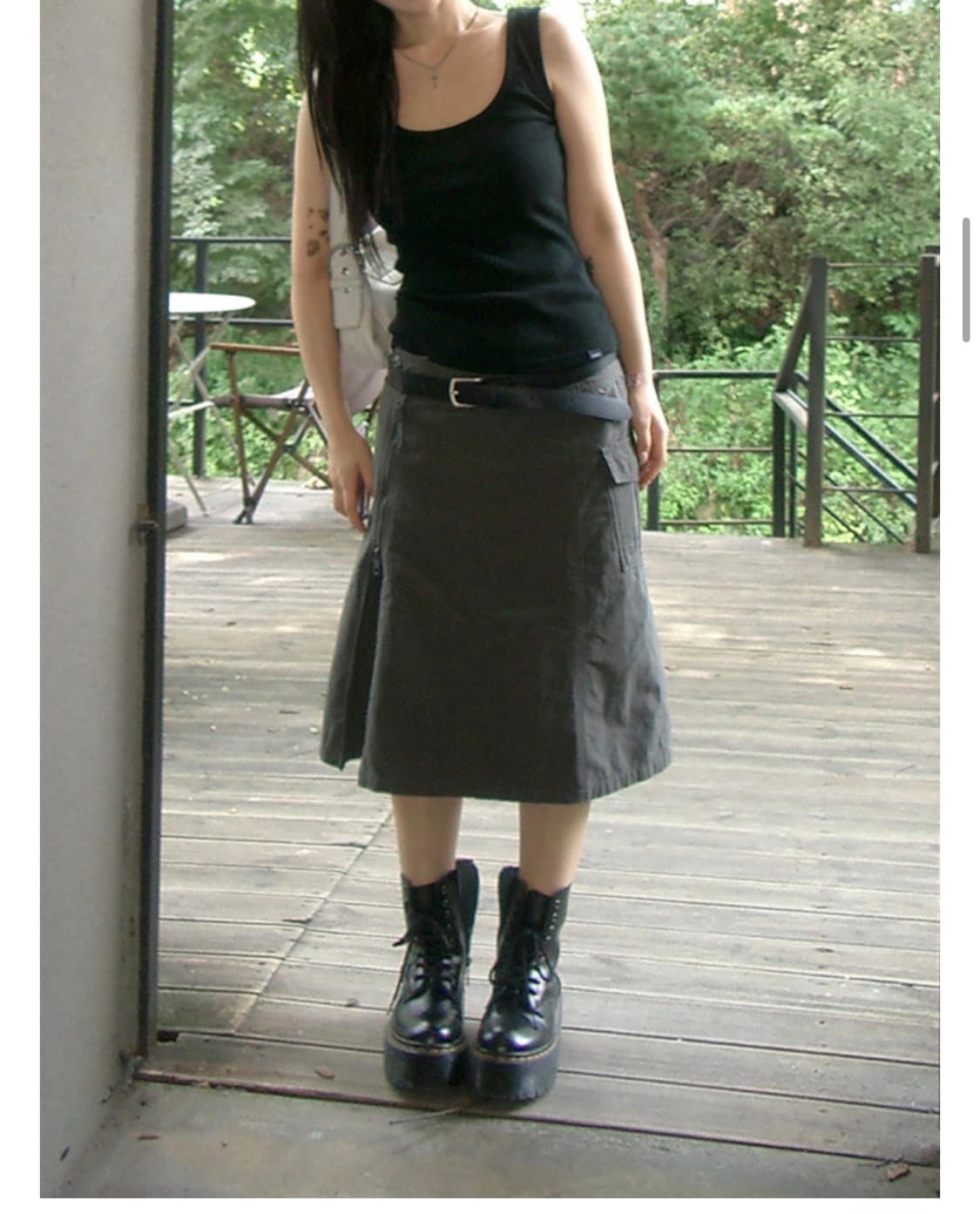 카고 미디 스커트  상품이미지1