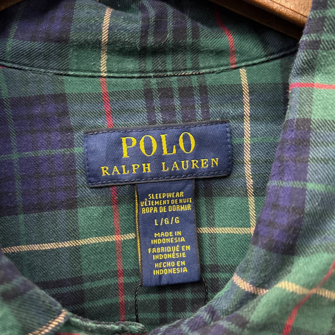 신형라벨 폴로 랄프로렌 시그니처 타탄 체크믹스 슬립웨어 N753 상품이미지8