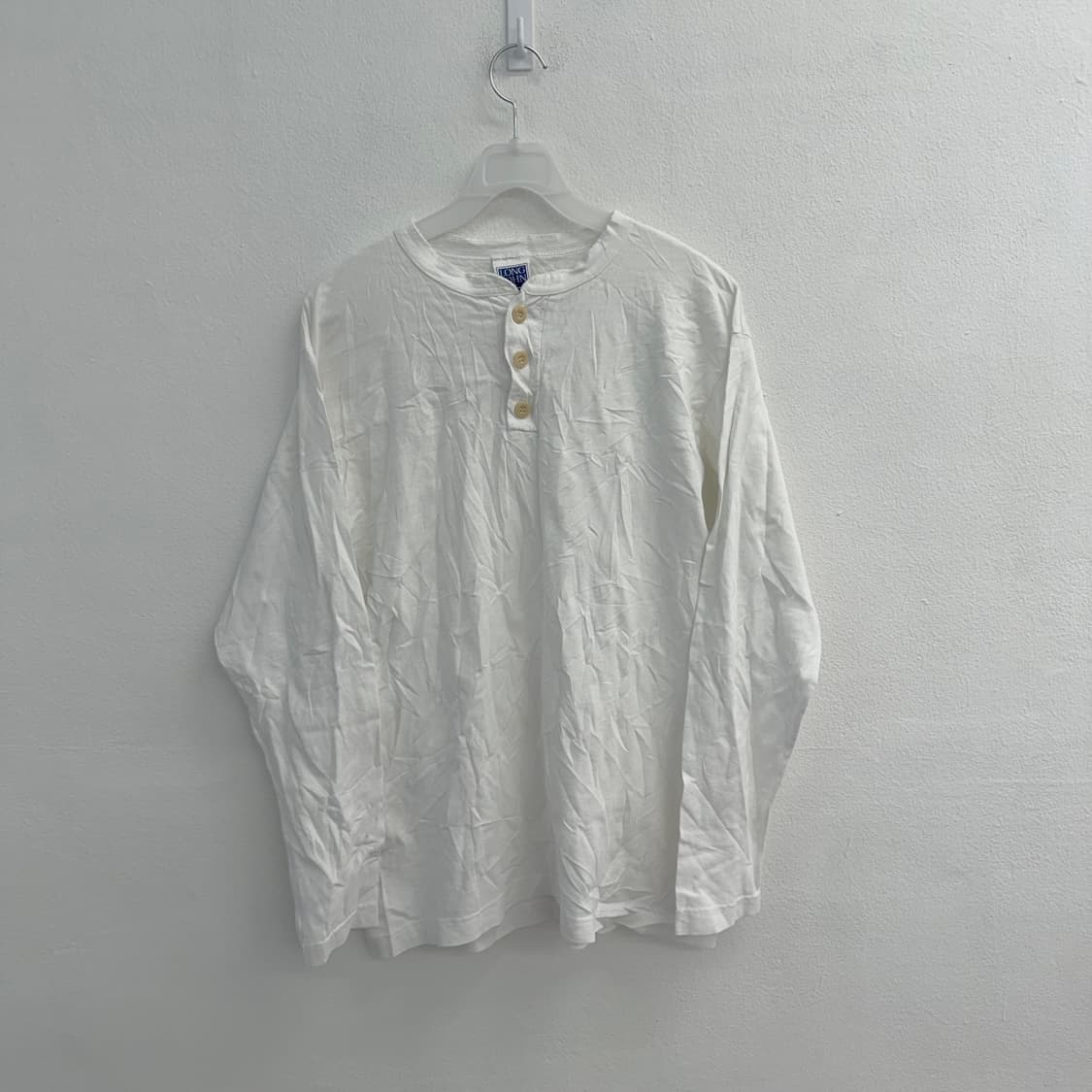 90S LONG JOHN USA 3버튼 헨리넥 티셔츠 (M) 상품이미지1
