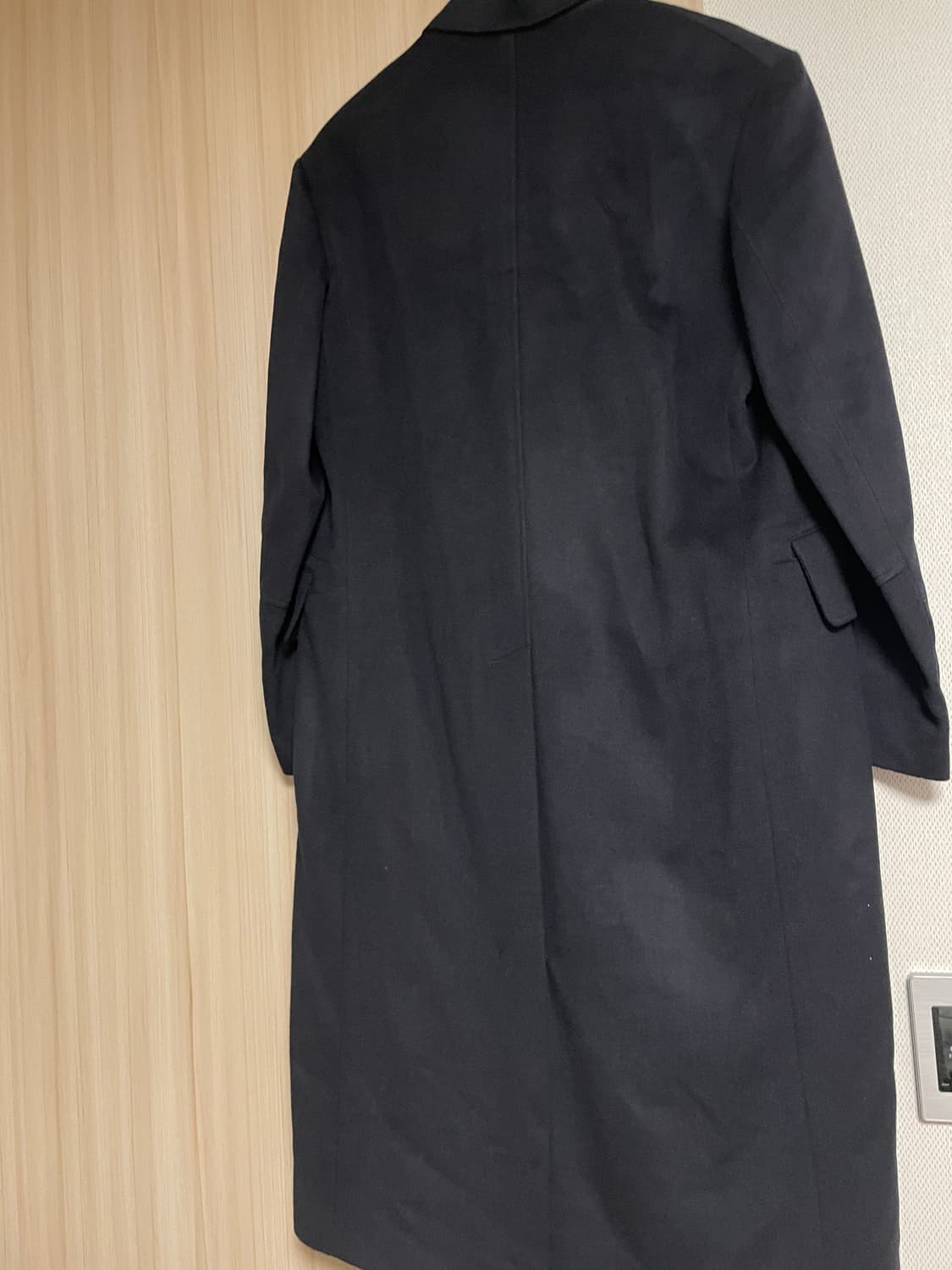 [3] 폴리테루 더블 브레스티드 코트 다크네이비 새상품 상품이미지5