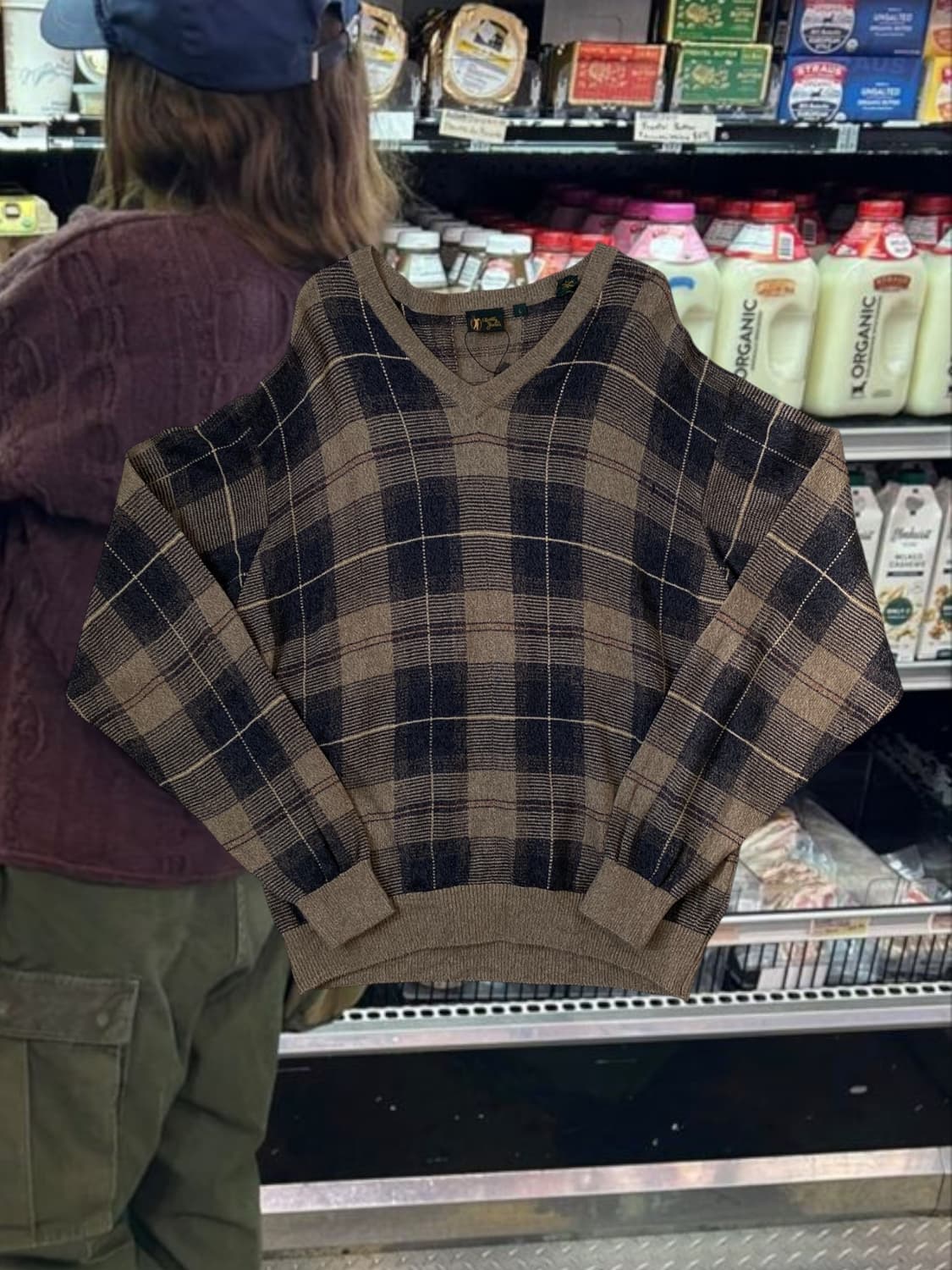 바비존스 브이넥 니트 (Man XL) AB1818 상품이미지1